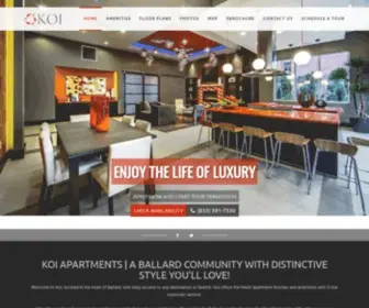 Koiseattle.com(Apartments in Seattle) Screenshot