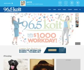 Koit.com(96.5 KOIT Today) Screenshot