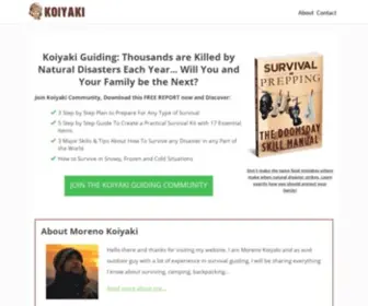 Koiyaki.com(Koiyaki Tactical Survival Guiding School) Screenshot