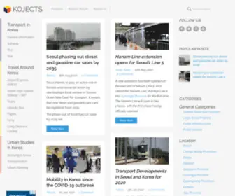 Kojects.com(Transport and Projects in Korea) Screenshot