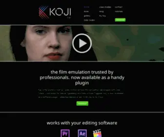 Kojicolor.com(Film Color LUTs for Premiere) Screenshot