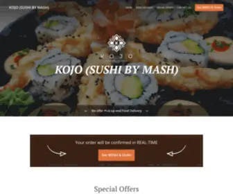 Kojocy.com(KOJO (SUSHI BY MASH)) Screenshot