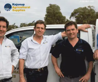 Kojonupag.com.au(Agricultural supplies Kojonup and surrounding communities) Screenshot