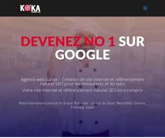 Koka-Marketing.com(Agence Web Suisse) Screenshot