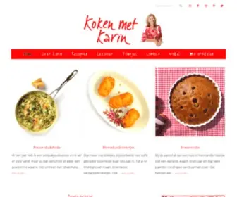 Kokenmetkarin.nl(Koken met Karin) Screenshot