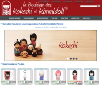 Kokeshi.fr(Kokeshi, Kimmidoll et Kimmies) Screenshot