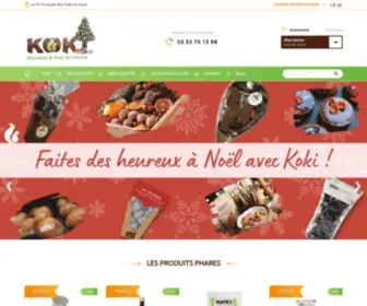 Koki-Laboutique.com(Koki : n° 1 de la noisette française) Screenshot