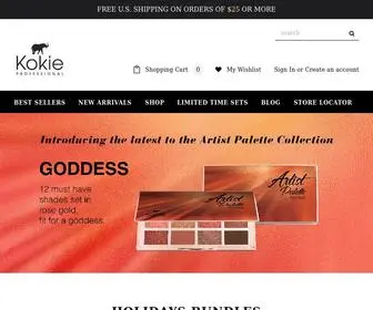 Kokiecosmetics.com(Kokie Cosmetics) Screenshot