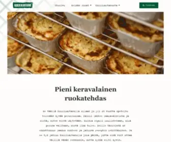 Kokkikartano.fi(Pieni keravalainen ruokatehdas) Screenshot
