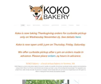 Kokobread.com(KOKO BAKERY) Screenshot