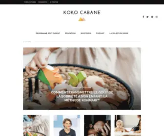 Kokocabane.com(KOKO CABANE) Screenshot