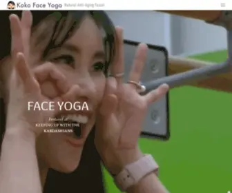 Kokofaceyoga.com(Koko Hayashi Face Yoga) Screenshot