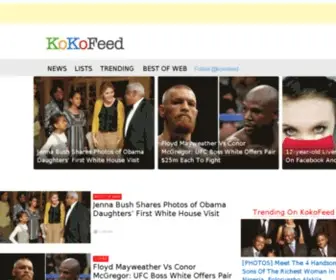 Kokofeed.com(Koko Feed) Screenshot