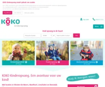 KokokinderopVang.nl(KOKO Kinderopvang) Screenshot