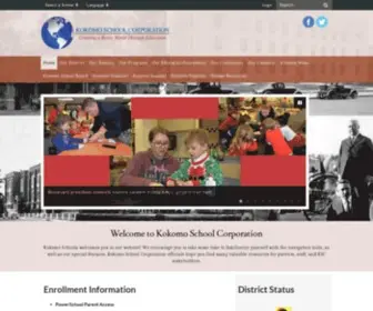 Kokomoschools.com(Kokomo School Corporation) Screenshot
