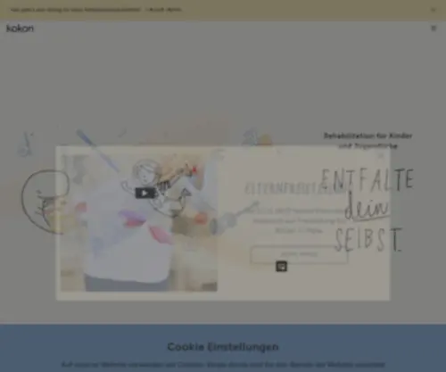Kokon.rehab(Reha für Kinder & Jugendliche in Bad Erlach und Rohrbach) Screenshot