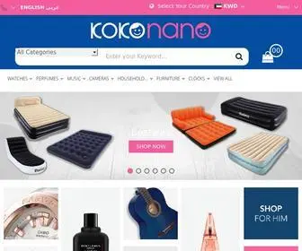 Kokonano.com(Online Shopping Store in Kuwait) Screenshot