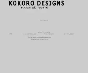 Kokorodesigns.com(Kokoro Designs) Screenshot