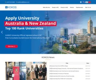 Kokos.co.nz(KOKOS New Zealand) Screenshot