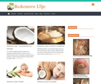 Kokosovoulje.com(Kokosovo ulje) Screenshot
