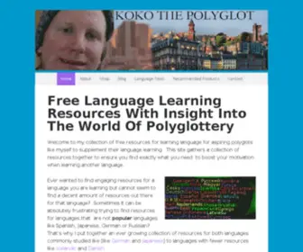 Kokothepolyglot.net(Kokothepolyglot) Screenshot