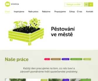 Kokoza.cz(Pomáháme kompostovat a pěstovat ve městě) Screenshot
