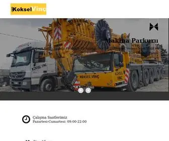 Kokselvinc.com(Vinç Kiralama) Screenshot