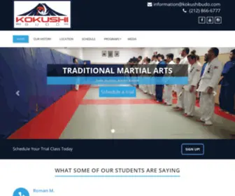 Kokushibudo.com(Martial Arts NYC) Screenshot