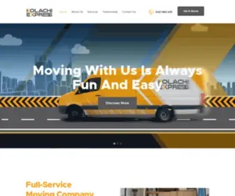 Kolachiexpress.com.au(Moving Specialist) Screenshot