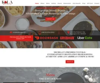 Kolalounge.com(Kola Restaurant & Ultra Lounge) Screenshot