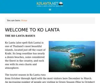 Kolanta.net(Our Ko Lanta travel guide) Screenshot