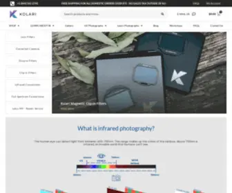 Kolarivision.com(Infrared Conversions and Infrared Photography Cameras) Screenshot