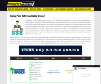 Kolayparayatirma1.com(Kolay Para Yatırma) Screenshot