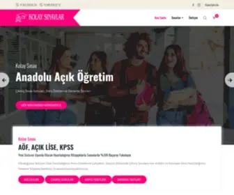 Kolaysinavlar.com(AÖF Çıkmış Sorular) Screenshot