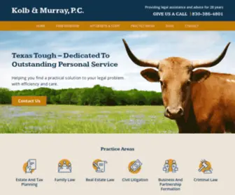 Kolb-Murraypc.com(Seguin Family & Estate Lawyer) Screenshot