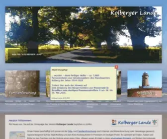 Kolberg-Koerlin.de(Kolberger Lande) Screenshot