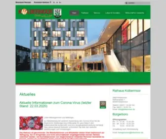 Kolbermoor.de(Stadt Kolbermoor) Screenshot