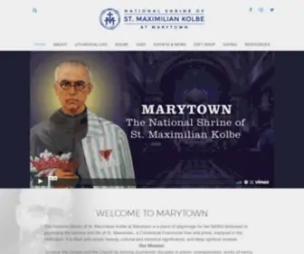 Kolbeshrine.org(The National Shrine of St. Maximilian Kolbe at Marytown) Screenshot