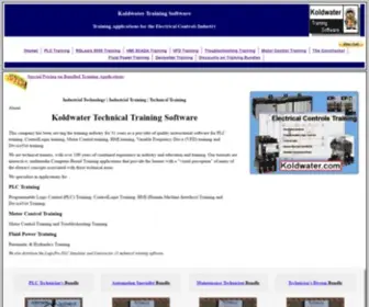Koldwater.com(Technical Training Software) Screenshot