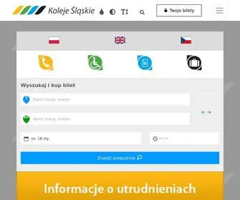 Kolejeslaskie.com(Nik kolejowy) Screenshot