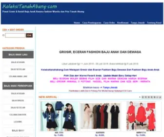 Koleksitanahabang.com(Pusat Grosir & Retail Baju Anak Busana fashion Wanita dan Pria) Screenshot