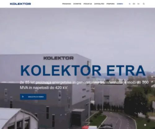 Kolektor-Etra.si(Kolektor ETRA) Screenshot