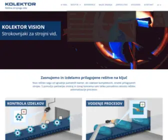 Kolektorvision.com(Rešitve strojnega vida) Screenshot