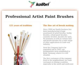 Kolibri-Brushes.com(Kolibri Brushes) Screenshot