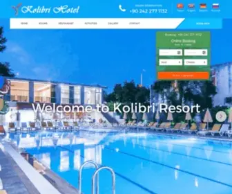 Kolibriresort.com(The Company) Screenshot