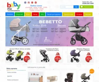 Kolicazabebe.ba(Baby shop Vam nudi izuzetno kvalitetnu bebi opremu po niskim cenama) Screenshot