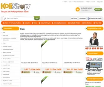 Kolishop.com(Taşınma için Koli Kutu Online Koli Satışı) Screenshot