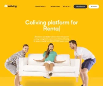 Koliving.fr(Plateforme de logements partagés) Screenshot