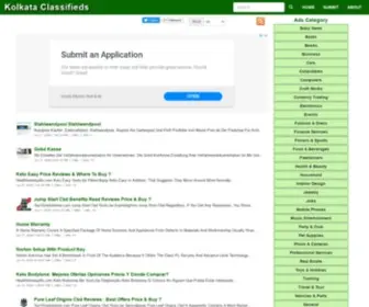 Kolkataclassify.com(Kolkata Classifieds Offers Business Fashion Jobs Realestate) Screenshot