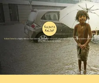 Kolkatamonsoonrelief.org(Kolkata Monsoon Relief) Screenshot